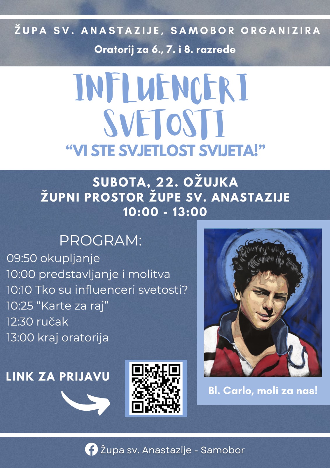 [ORATORIJ INFULENCERI SVETOSTI]