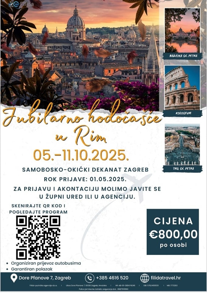 [HODOČAŠĆE U RIM POVODOM GODINE JUBILEJA]